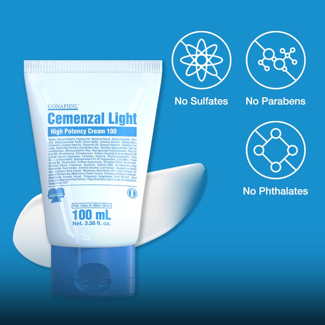 Cemenzal Light Volufiline 5000ppm label indicating volume-boosting formula