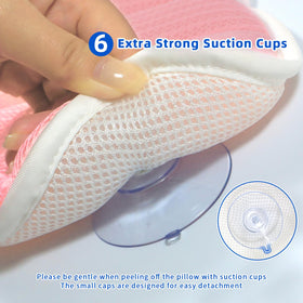 CONBELLA bath pillow dries quickly after use, keeping hair dry