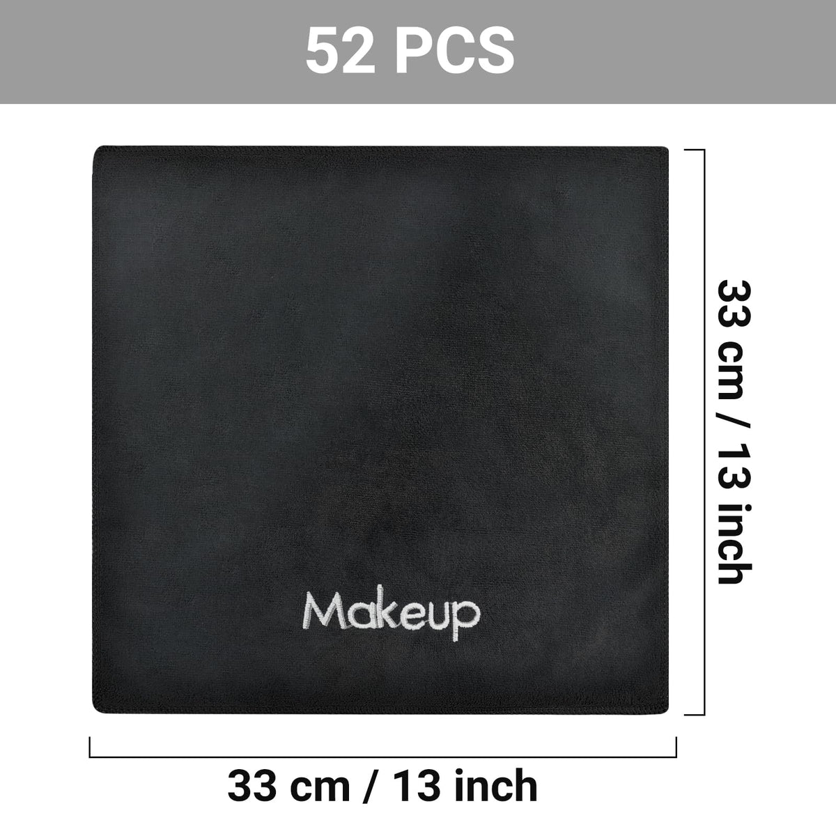 CONEHOY 13x13 inch washcloths provide broad facial coverage for thorough cleansing.