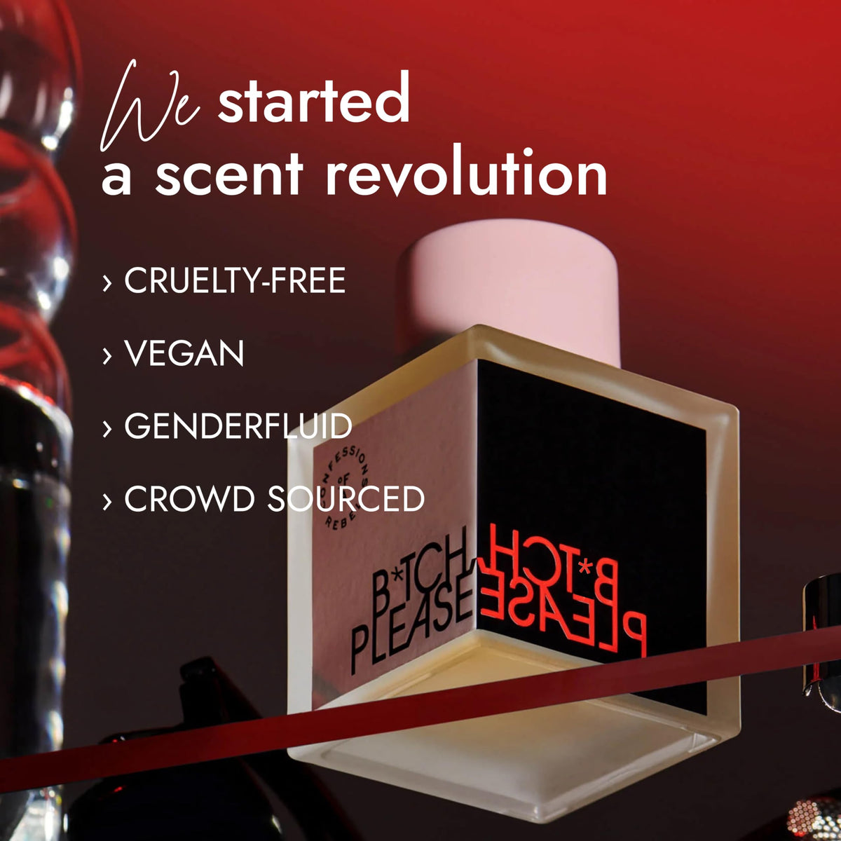 Confessions of a Rebel EDP lifestyle scene, versatile fragrance for day or night.