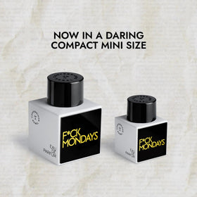 Front view of Confessions of a Rebel Fck Mondays EDP bottle for daily wear.
