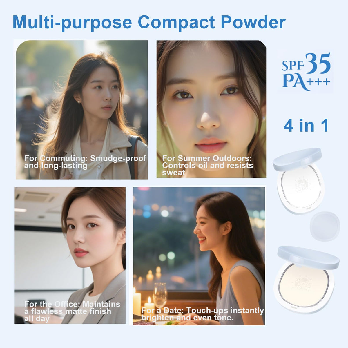 ConfidMiss matte finish delivers a natural look on hot days.