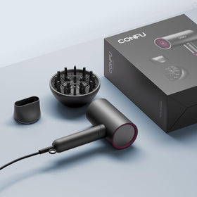 CONFU Diffuser Hair Dryer travel-ready design fits bags and gym sessions