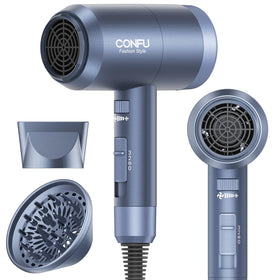 CONFU hair dryer with 1600W motor delivering fast drying at home