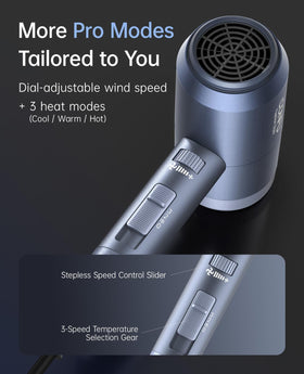 CONFU hair dryer features ionic technology for smoother finish