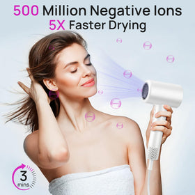 CONFU hair dryer featuring magnetic attachments for versatile styling.
