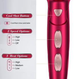 CONFU tourmaline ceramic ionic technology for shine and frizz control
