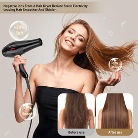Conhaze comb attachment for taming thick or unruly hair