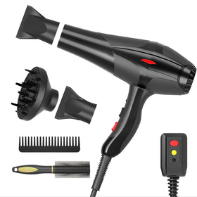 Conhaze ionic hair dryer front view highlighting 2400W power for fast drying