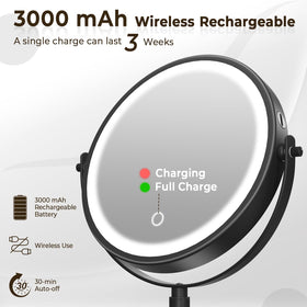CONLWIN 8-inch mirror side angle shows 10X detail for precise work
