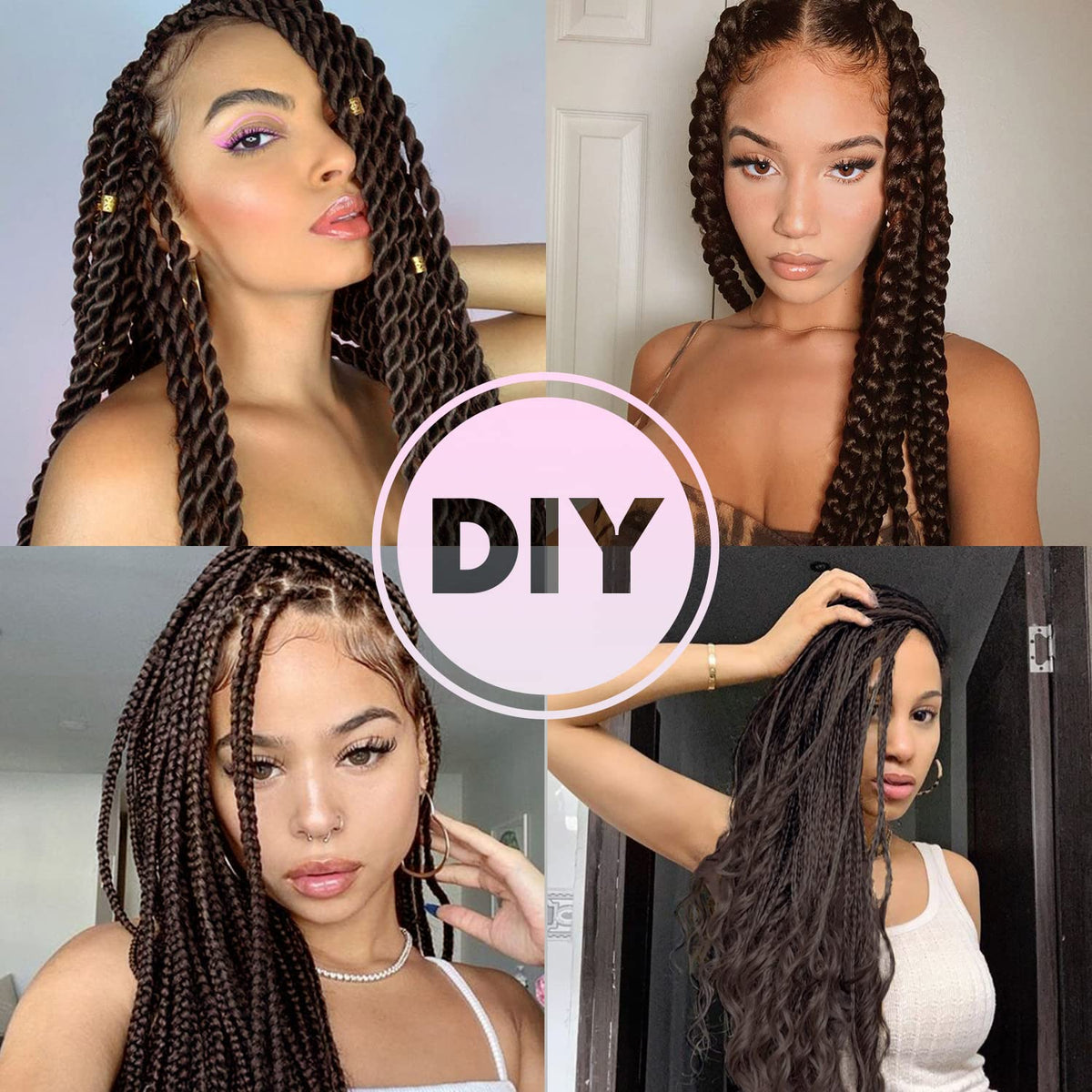 Conrora versatile-styles for box braids, boho looks, and twists.