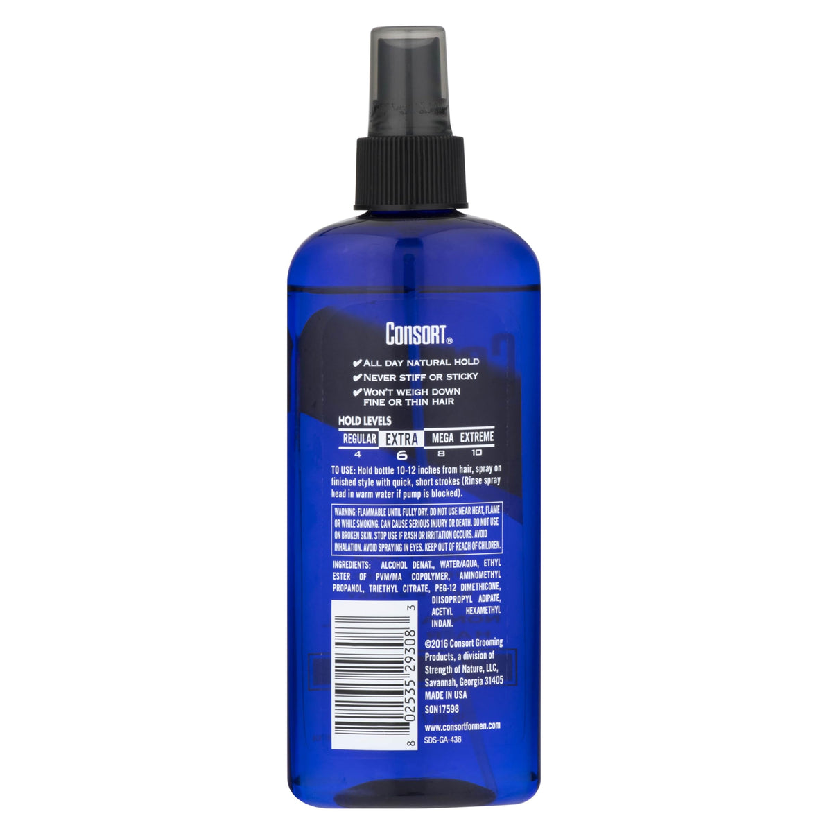 Consort For Men Hair Spray pack of 5 offers convenient daily styling.