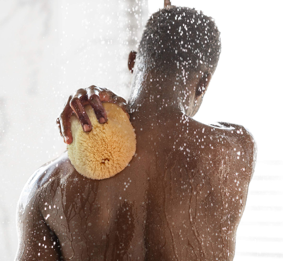 Constantia Beauty real sea sponge enhances bath routine with natural exfoliation.