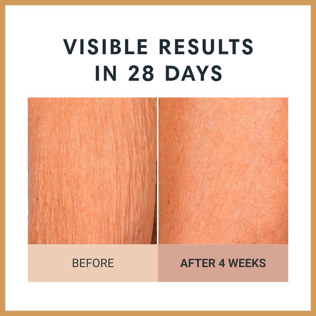 Consult Beaute Unscented Champagne Lift glow on hands with radiance.