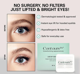 Contours Rx Lids by Design 7mm strip offers dramatic eyelid definition for more opening