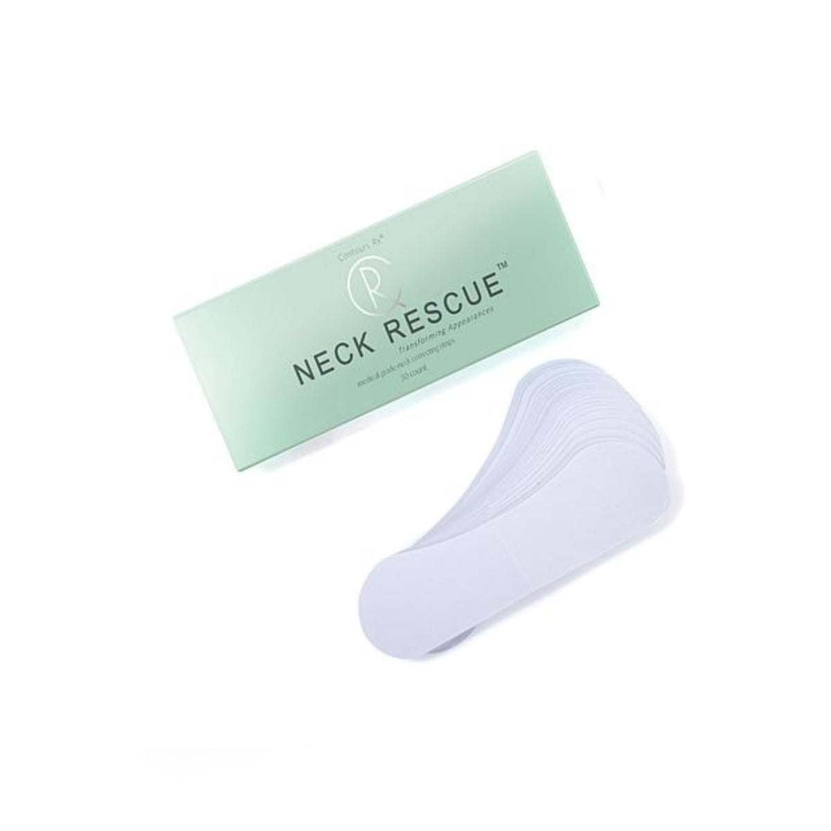 Contours Rx translucent-neck-tape-on-skin delivers a discreet, natural finish.