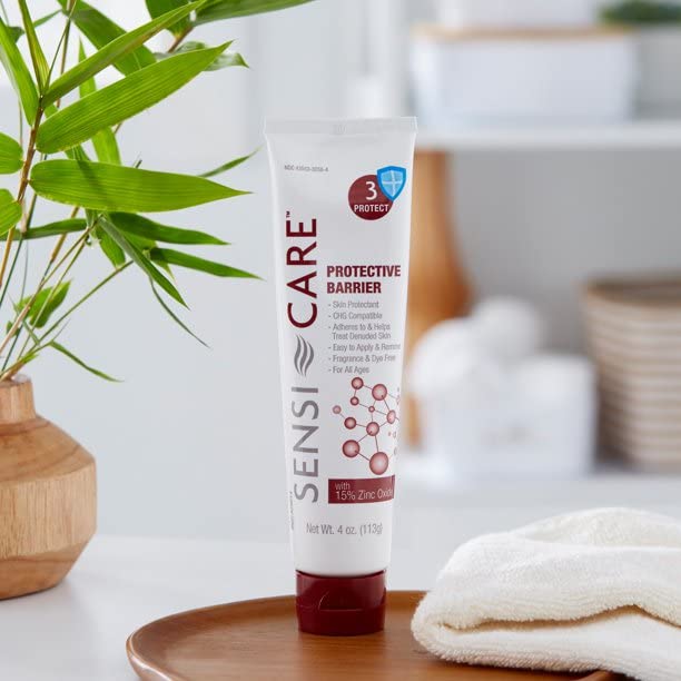ConvaTec Remedy zinc oxide paste texture close-up showing creamy consistency.