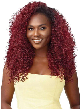 Converti-Cap Dominican Bounce front view reveals natural hairline and versatile styling options.
