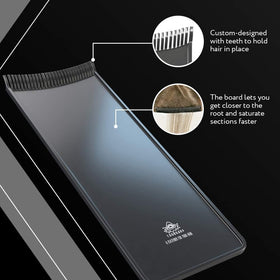 Cooboard durable sturdy base provides stability during bleaching and dyeing