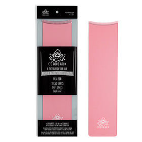 Cooboard pink XL balayage board with teeth for precise root saturation.