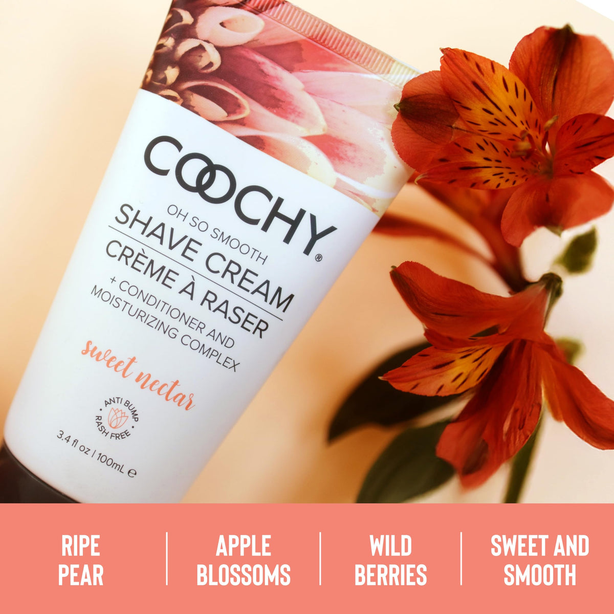 Coochy Shave Cream travel-friendly packaging for on-the-go care