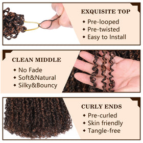 COOKOO 8-packs Yanky Twist ready-to-use for full-head styling.