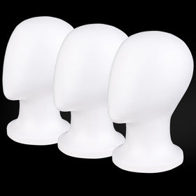 COOKOO foam head for wigs with smooth surface for secure styling.