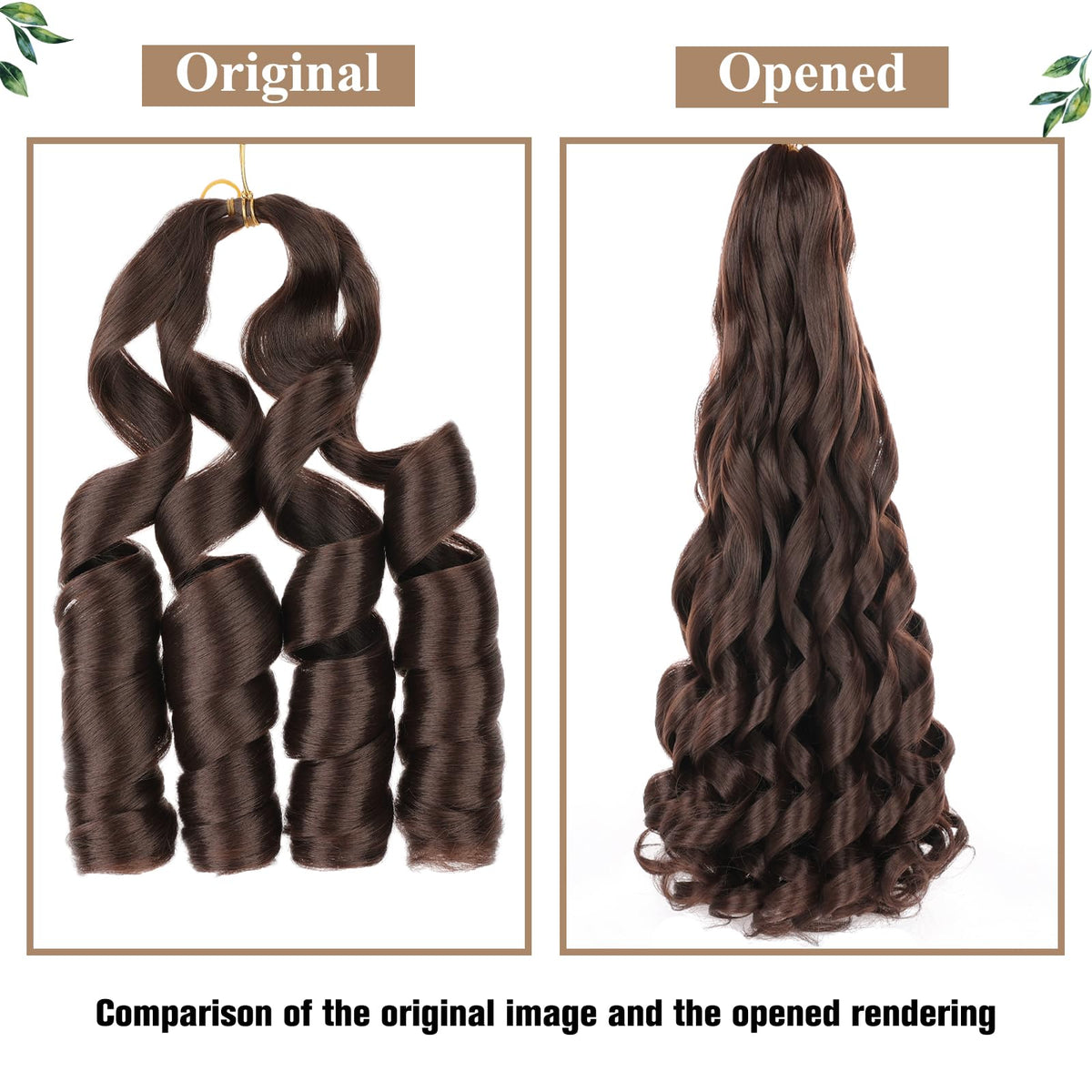 COOKOO 22-inch length showcased for versatile styling options