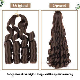 COOKOO 22-inch length showcased for versatile styling options