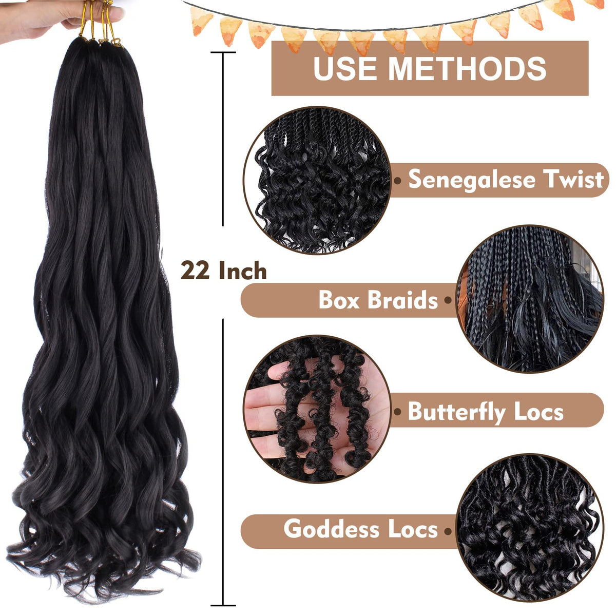 COOKOO hair texture is soft and easy to manage during wear