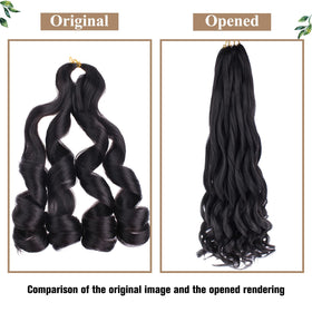COOKOO French Curl Braiding Hair 350 color presents rich shade for bold seasonal looks.