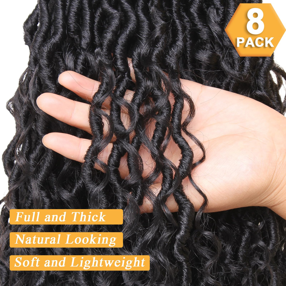COOKOO Locs include a crochet needle for convenient installation