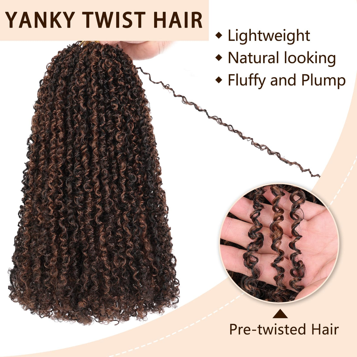 COOKOO lightweight hair that can last up to 12 weeks with comfort.