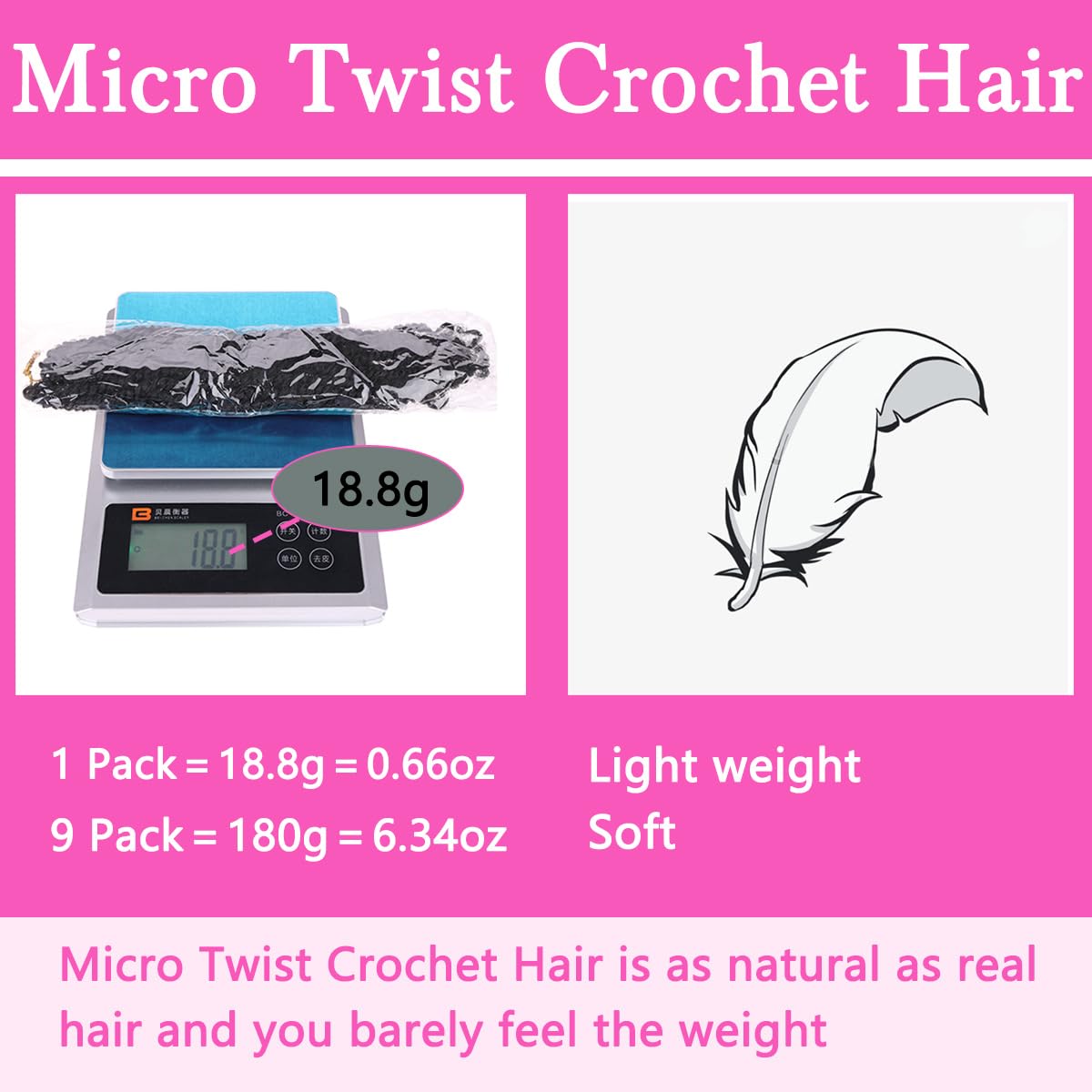 COOKOO micro twist in hand shows compact 6-inch length and pre-looped design.