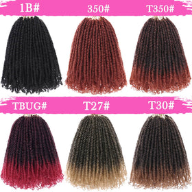 COOKOO crochet hair usage scene suggests quick, stylish looks for events.
