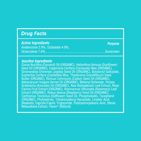 COOLA Liplux SPF 30 water resistance icon for outdoor lip protection.
