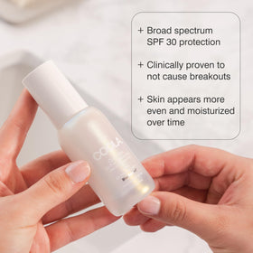 COOLA Niacinamide and Centella Asiatica formula highlighted for soothing skin support