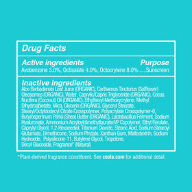 Dermatologist-tested COOLA formula providing SPF 40 protection during daily activities