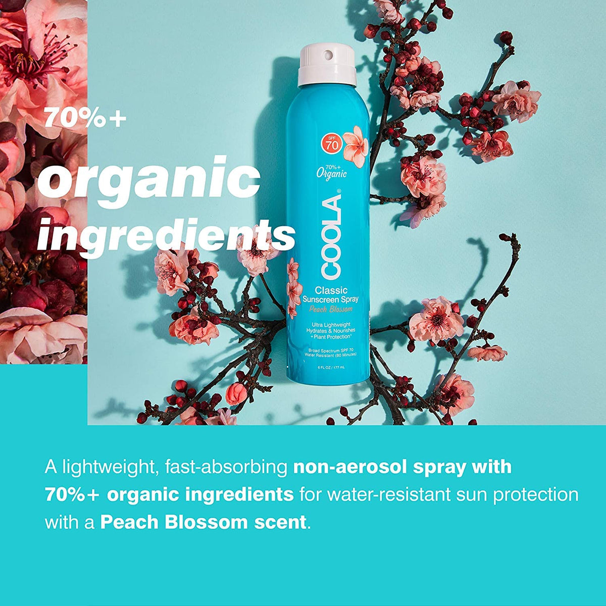 COOLA Plant Protection complex hydrates and nourishes skin while shielding from sun.