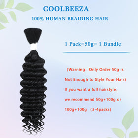 Coolbeeza boho braiding hair without weft for smooth braids.