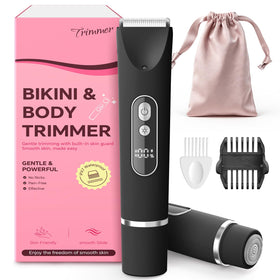 CoolHair bikini trimmer dual-head for seamless body grooming and face work
