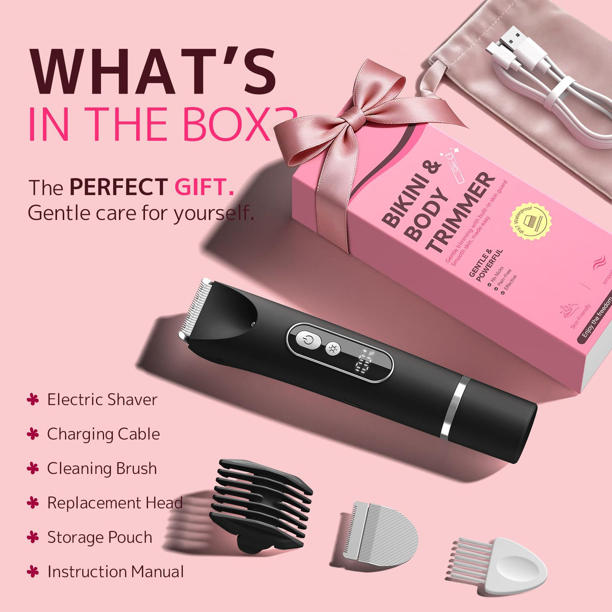CoolHair precise bikini-area head for neat intimate grooming