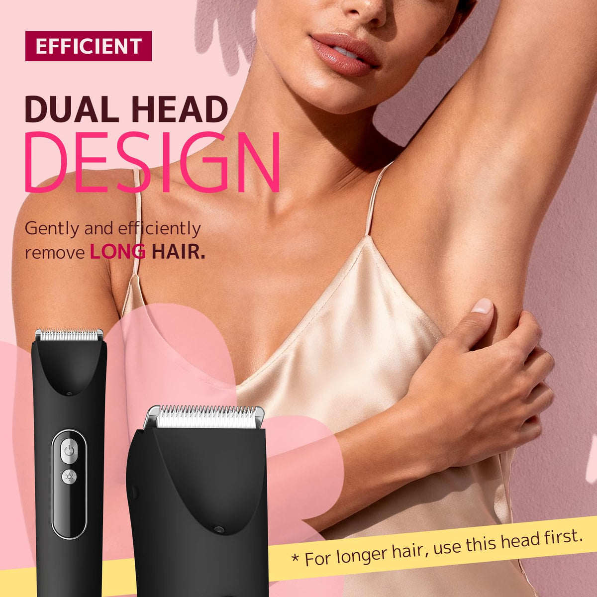 CoolHair waterproof trimmer suitable for shower use