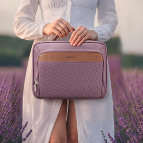 COOSKY jewelry compartment separates accessories during trips for protection.