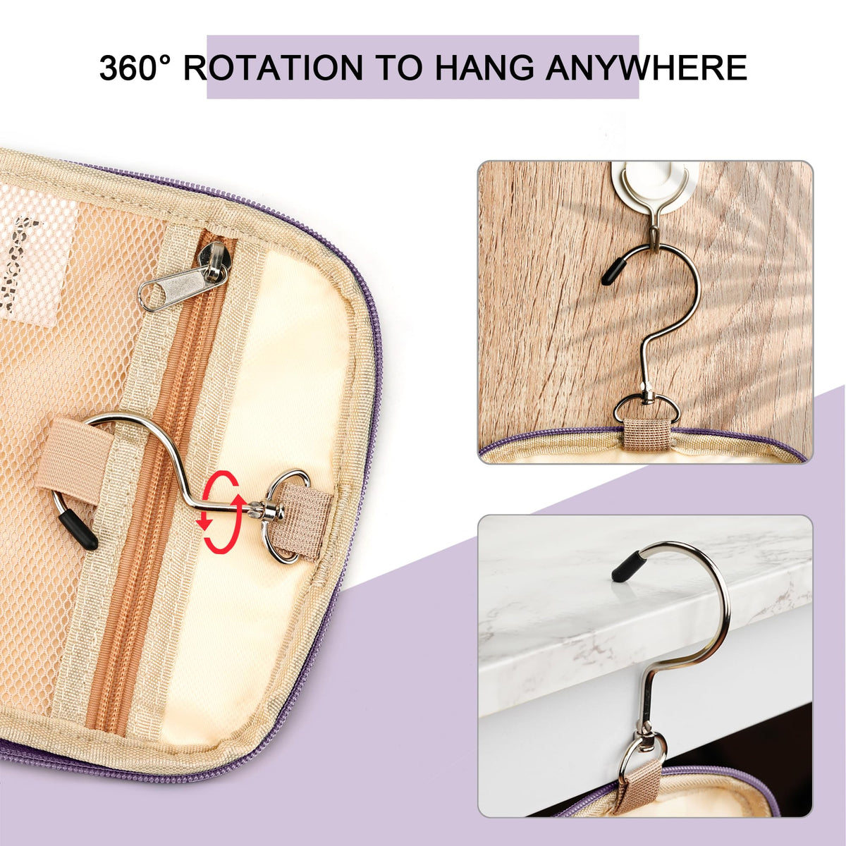 COOSKY main compartment uses elastic bands to stabilize bottles.