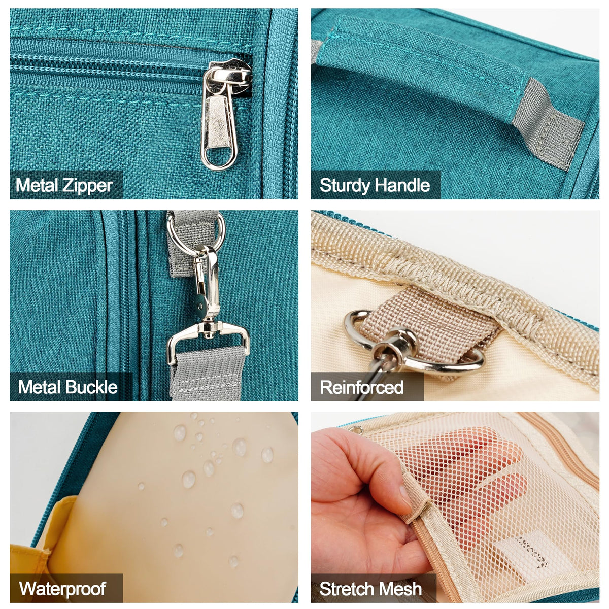 COOSKY shoulder strap option offers versatile carrying on trips or daily use