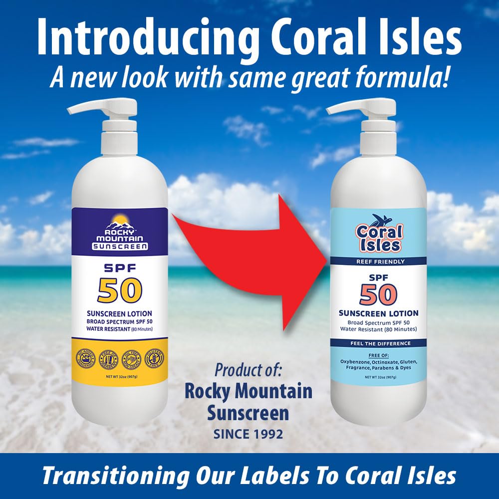 Coral Isles SPF 50 lotion in use for easy daily outdoor protection