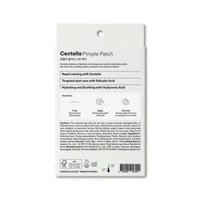Cordiale pimple patches covering a small blemish discreetly under makeup.
