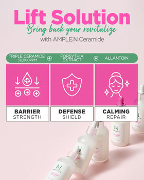 CORÉANA AMPLE:N elegant packaging on display hints premium skincare routine.