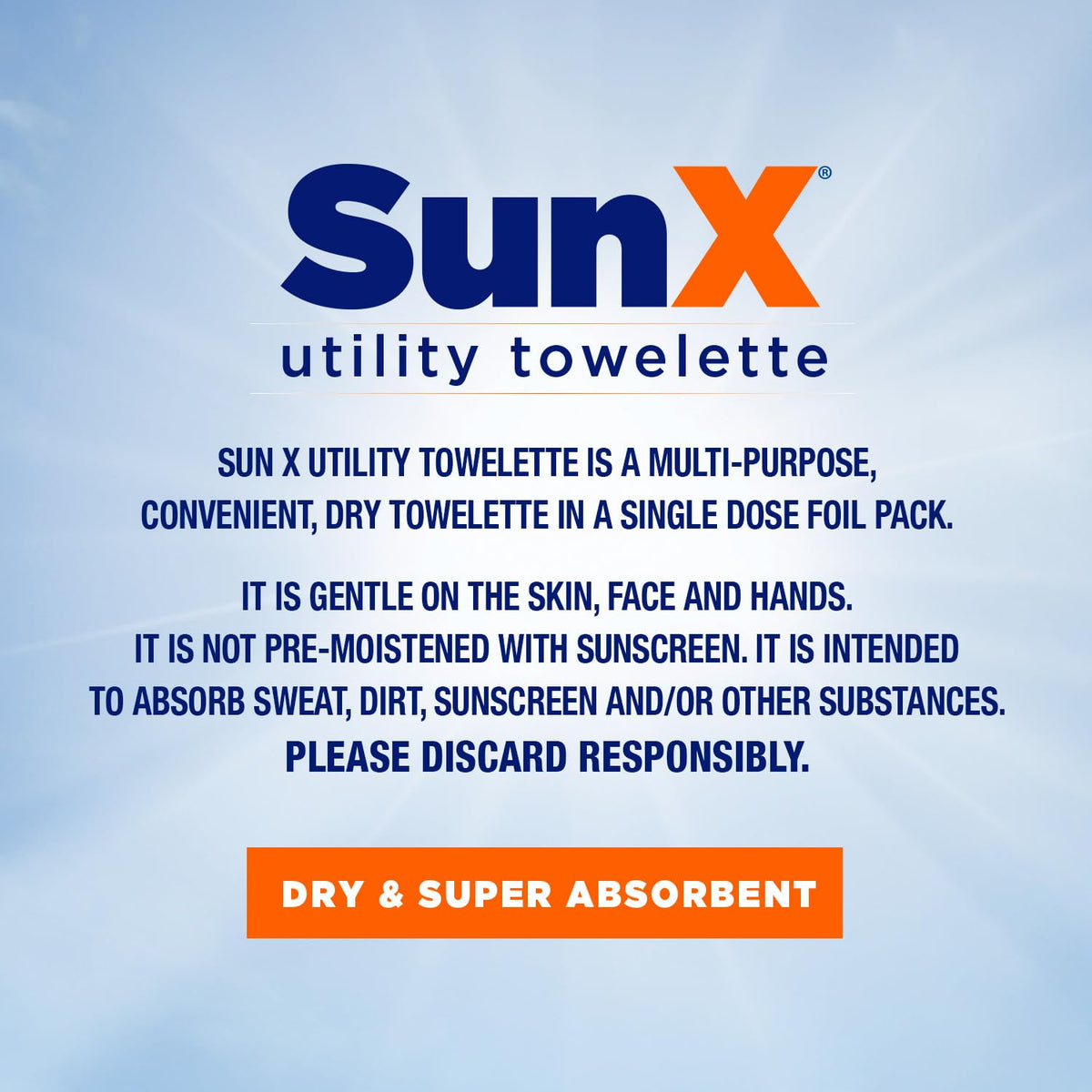 CoreTex Sun X 50 SPF 50 travel packets ideal for quick outdoor reapplication.